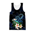 Amazing Polynesian Turtle With Plumeria Flowers Hoodie-ML