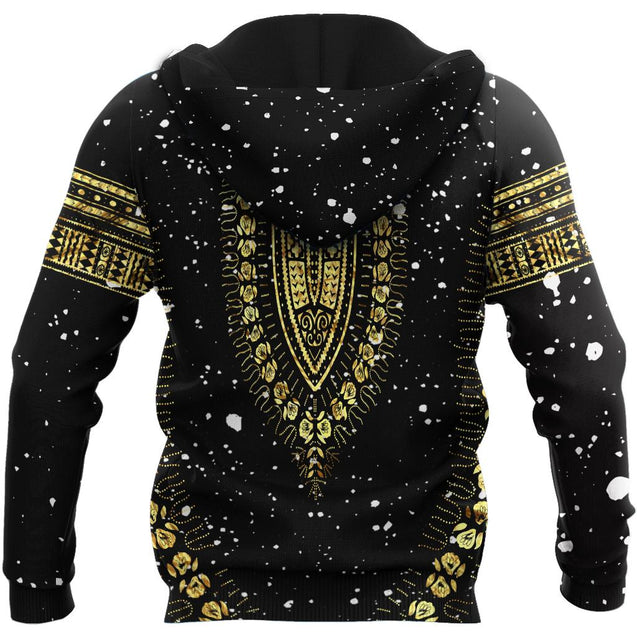 African Luxury Pattern III Hoodie-ML