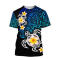 Amazing Polynesian Tattoo Deep Sea Turtle Hoodie-ML