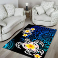 Amazing Polynesian Tattoo Deep Sea Turtle Rug-ML