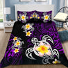 Amazing Polynesian Tattoo Purple Turtle Bedding Set-ML