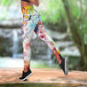 Amazing Colorful II Oil 3D Over Printed Legging & Tank top-ML