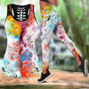 Amazing Colorful II Oil 3D Over Printed Legging & Tank top-ML