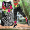 Amazing Hibiscus And Frangipani Legging & Tank top-ML