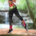 Amazing Hibiscus And Frangipani Legging & Tank top-ML