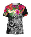 Amazing Hibiscus And Frangipani Hoodie Tshirt for Men and Women-ML