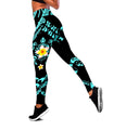 Amazing Polynesian Sea Turtle Tattoo & Hibiscus Legging & Tank top-ML