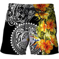 Amazing Polynesian Turtle Tattoo & Hibiscus Hoodie Tshirt for Men and Women-ML