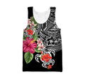 Amazing Polynesian Tattoo & Hibiscus Hoodie Tshirt for Men and Women-ML