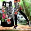 Amazing Polynesian Tattoo & Hibiscus Legging & Tank top-ML