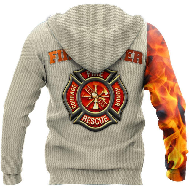 Firefighter Soldier 3D All Over Printed Shirt Hoodie For Men And Women