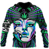 Beautiful Hippie Girl Hoodie For Men And Women