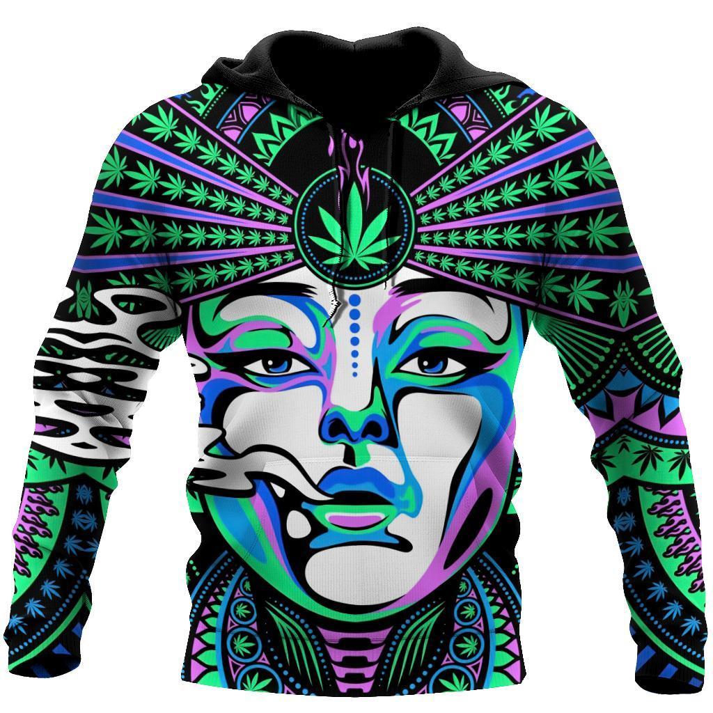 Beautiful Hippie Girl Hoodie For Men And Women