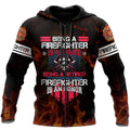 Honor To Be Firefighter 3D Printed Hoodie For Men And Women