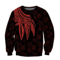 Amazing Polynesian Wing Tattoo Hoodie for Men and Women-ML