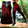 Amazing Polynesian Wing Tattoo Legging & Tank top-ML