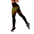 Amazing Polynesian Ray Tattoo Legging & Tank top-ML