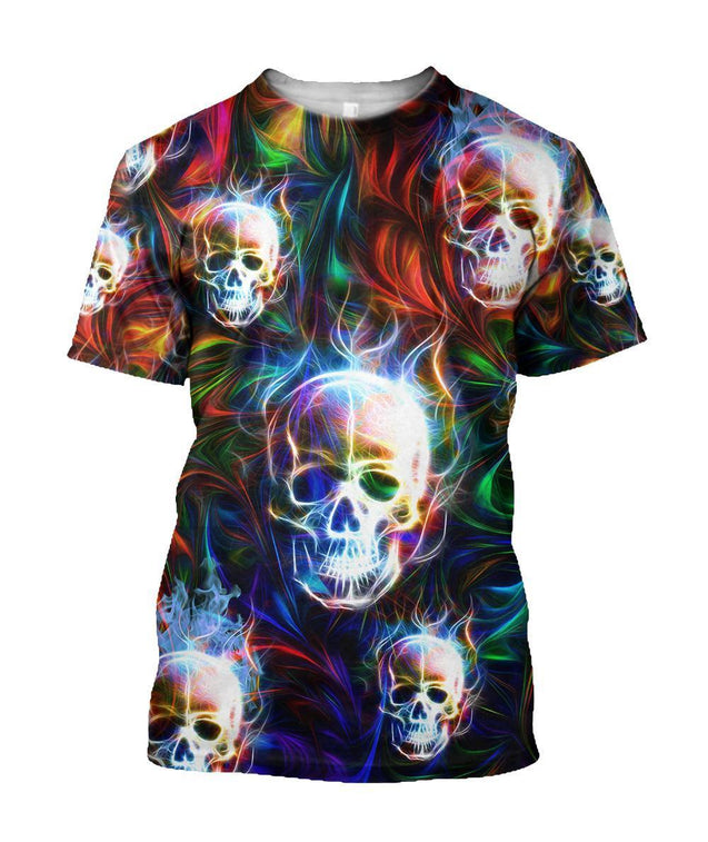 Colorful Skulls Hoodie For Men And Women JJW10092001