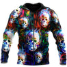 Colorful Skulls Hoodie For Men And Women JJW10092001