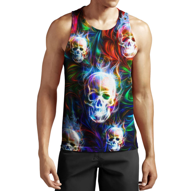 Colorful Skulls Hoodie For Men And Women JJW10092001