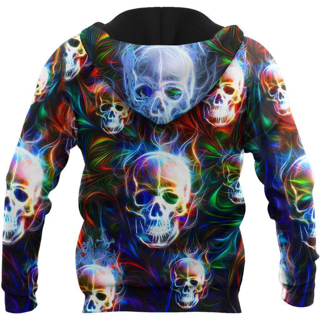 Colorful Skulls Hoodie For Men And Women JJW10092001