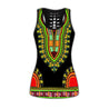 African Dashiki Pattern 3D Over Printed Legging & Tank top-ML