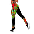 African Dashiki Pattern 3D Over Printed Legging & Tank top-ML