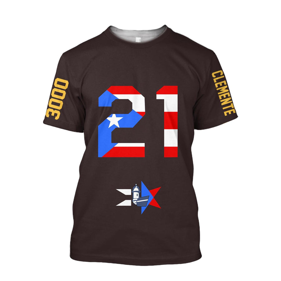 Puerto Rico Clemente Hoodie For Men And Women