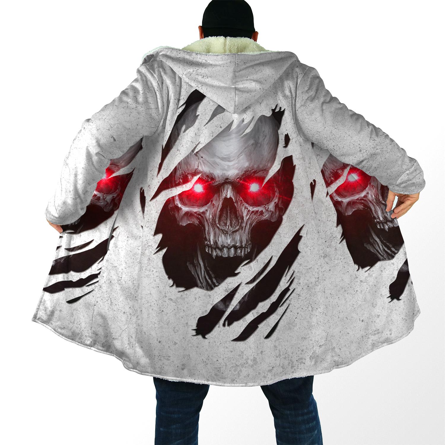 Red Eyes Skull Cloak For Men And Women