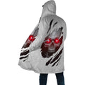 Red Eyes Skull Hoodie For Men And Women