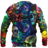 Colorful Skulls Art Hoodie For Men And Women DQB09142006