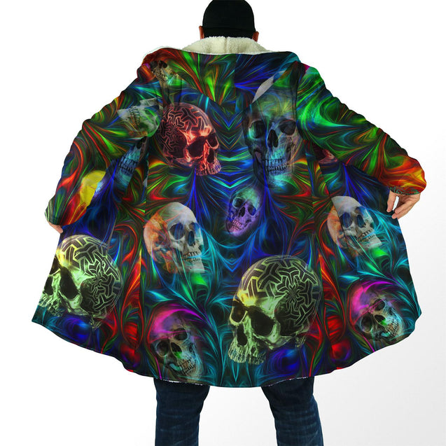 Colorful Skulls Art Hoodie For Men And Women DQB09142006