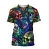 Colorful Skulls Art Hoodie For Men And Women DQB09142006