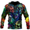 Colorful Skulls Art Hoodie For Men And Women DQB09142006