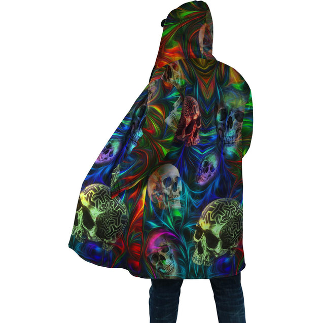 Colorful Skulls Art Hoodie For Men And Women DQB09142006