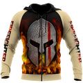 Spartan Soldier Firefighter Hoodie For Men And Women