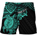 Amazing Polynesian Green  Tattoo Customize 3D All Over Printed Shirts For Men And Women