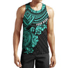 Amazing Polynesian Green  Tattoo Customize 3D All Over Printed Shirts For Men And Women