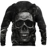 Mechanic Skull 3D All Over Printed Hoodie For Men and Women TN17092001