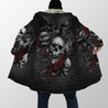 Skulls On The Roses Cloak For Men And Women JJW19092002