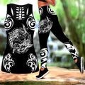 Amazing Polynesian Shark Legging & Tank top-ML