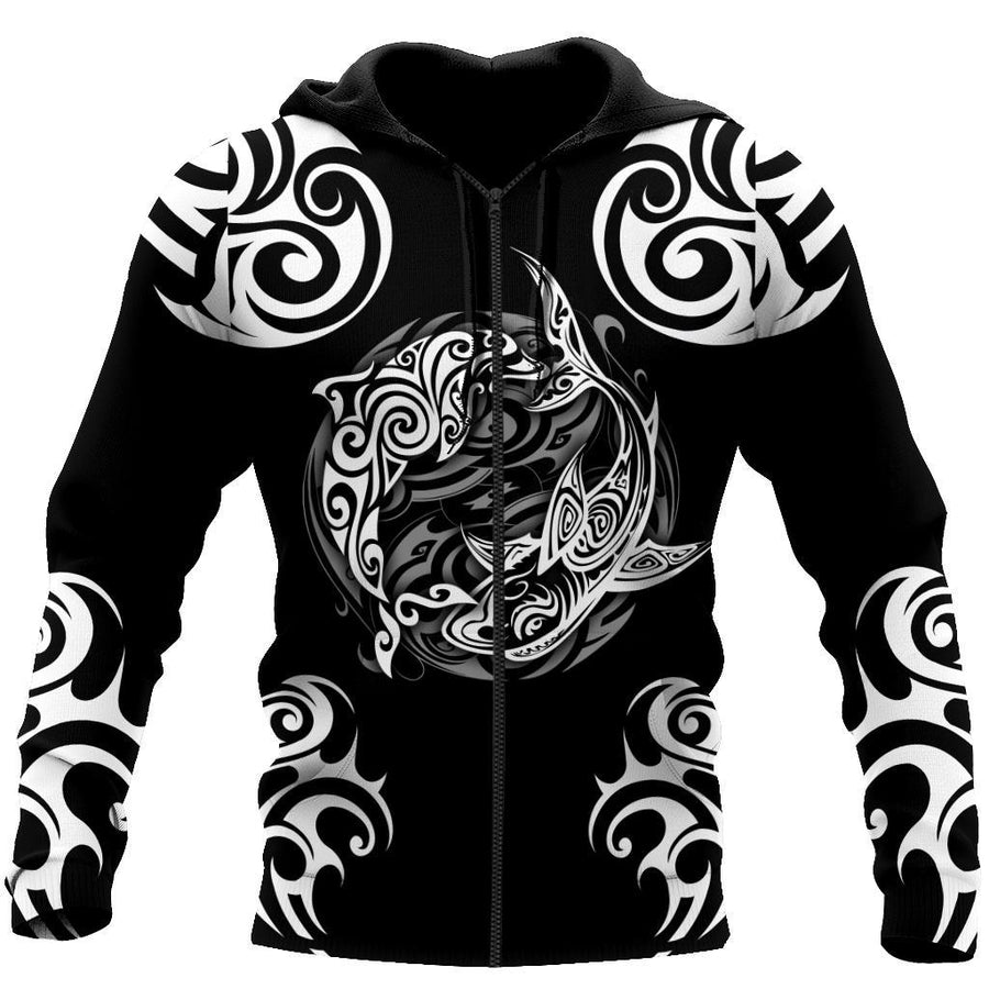 Amazing Polynesian Shark Hoodie for Men and Women-ML