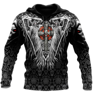 Skulls On The Cross Hoodie For Men And Women JJW21092001