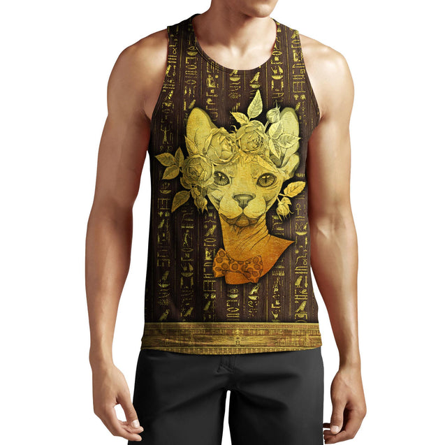 Sphynx Cat in a Rose 3D All Over Printed shirt & short for men and women PL