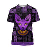 Egyptian sphynx cat 3D All Over Printed shirt & short for men and women PL