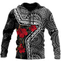 Amazing Polynesian Red Tattoo II Customize 3D All Over Printed Shirts For Men And Women