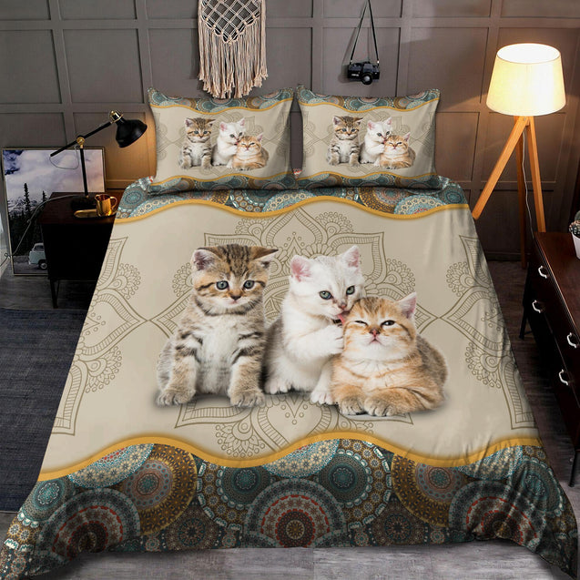 Lovely Cats Bedding Set TQH200915