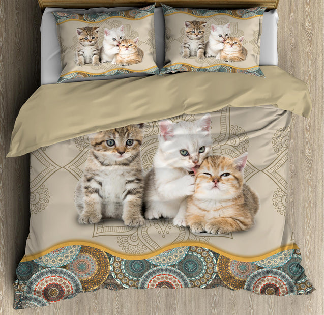 Lovely Cats Bedding Set TQH200915