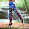 Lion Native Multicolor All Over Printed Legging + Hollow Tank Combo