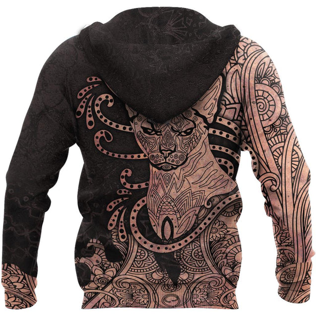 Sphynx cat tattoos 3D All Over Printed shirt & short for men and women PL